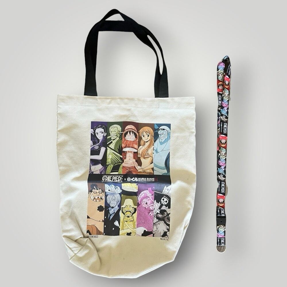 ONE SIZE - Kura Sushi One Piece Tote Bag With Lanyard Limited Edition Japan